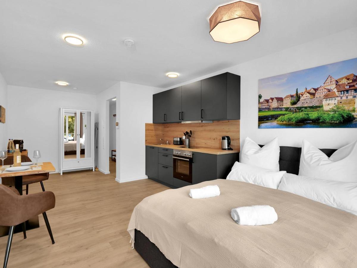 Inhome Studio Apartment - Kueche - Parken - Tv Schwaebisch Hall Exterior photo
